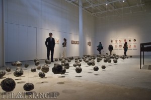 The Leonard Pearlstein Gallery hosted a grand opening of renowned artist Wangechi Mutu’s exhibition Feb. 22. The gallery moved to its new location at the URBN Center Annex. 