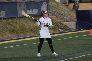 Attack Jessica Rudloff is riding an 11-game point streak as the Drexel women's lacrosse team heads into its CAA Tournament semifinal matchup against Towson May 3. With a win, the Dragons would advance to the championship game for the first time in school history.