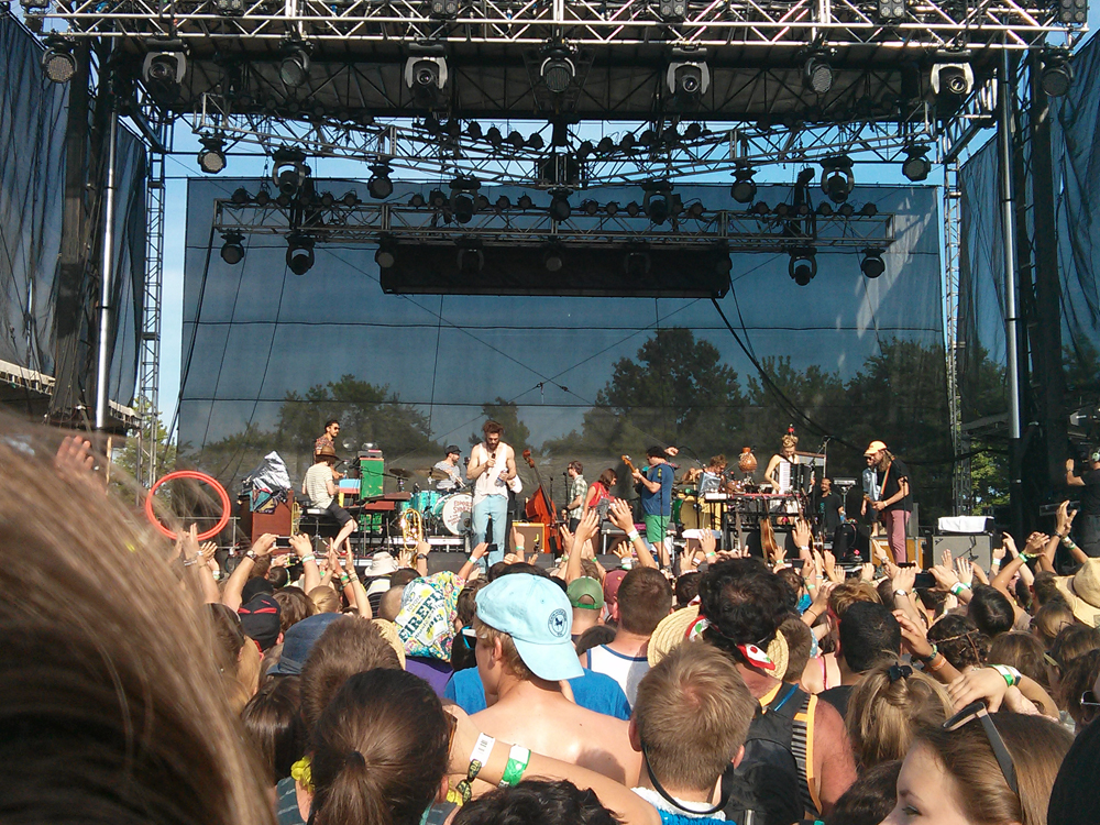 Edward Sharpe and the Magnetic Zeros was one of the many bands to perform at the second annual Firefly Music Festival in Delaware June 21 through June 24 at the Dover International Speedway. Other acts included Calvin Harris, The Red Hot Chili Peppers and Tom Petty. Photo courtesy of Dave Stephenson