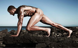 San Francisco 49ers quarterback Colin Kaepernick is featured in ESPN The Magazine’s Body Issue. Kaepernick, along with 20 other athletes from various sports, were pictured in nude poses sporting athletic stances.