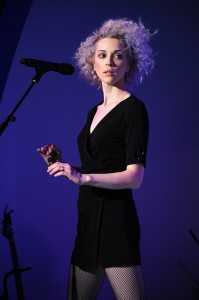 Annie Clark (pictured), otherwise known as St. Vincent, played at Union Transfer Feb. 26. Clark is touring behind the release of her self-titled fourth album. Photo courtesy of Vulture.