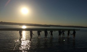 Drexel crew prepares for a day on the water. (DrexelDragons.com)