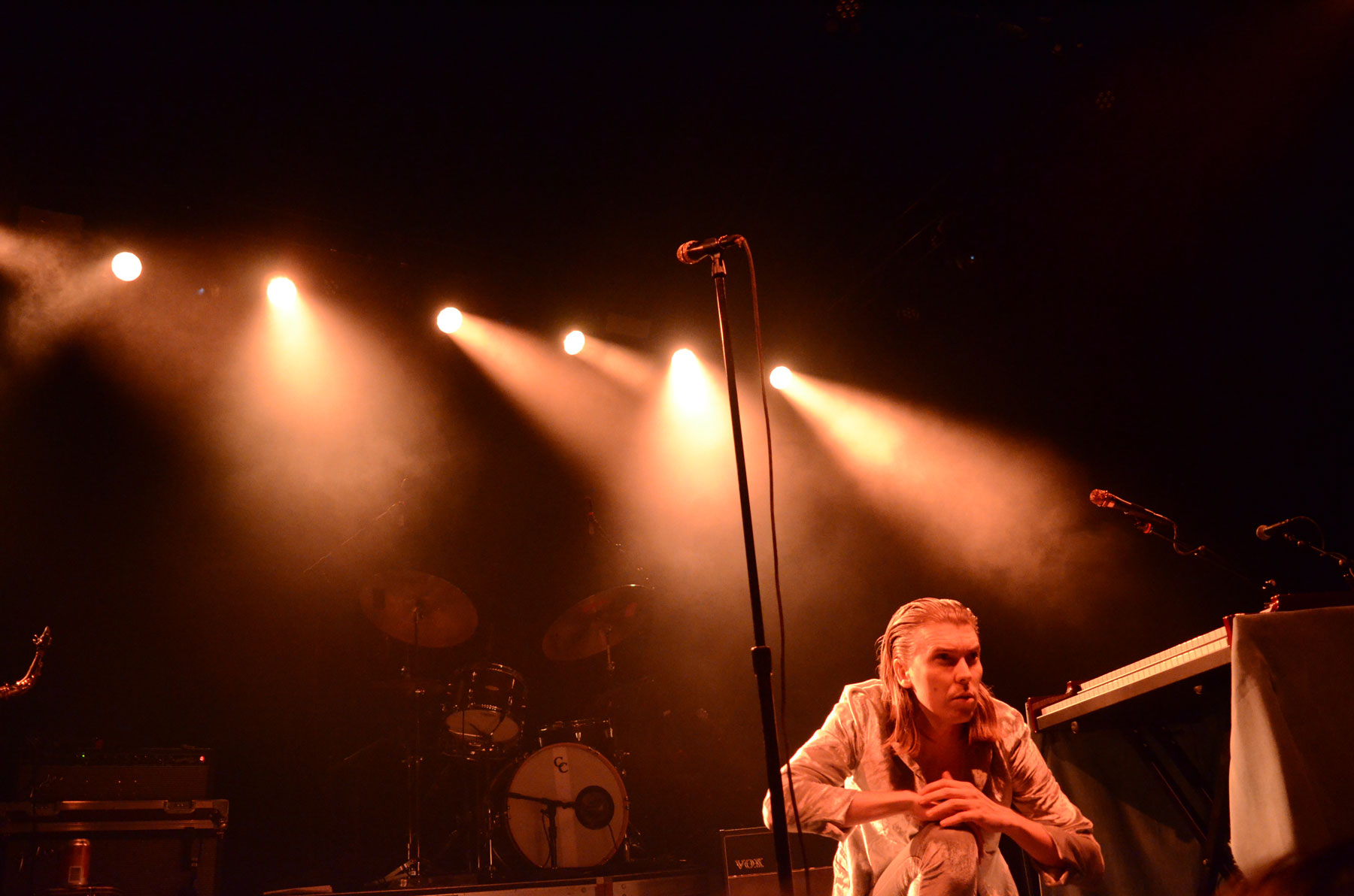 Alex Cameron almost stole the show from Angel Olsen Sept. 14. (Photo: Matt Coakley, The Triangle)