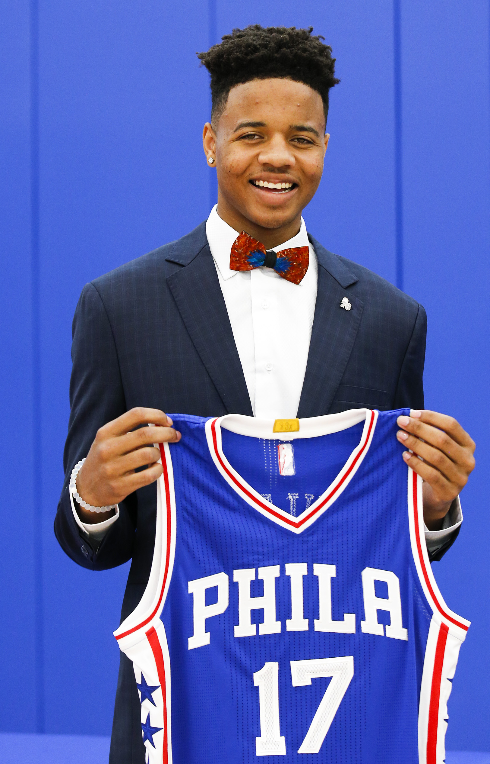 Markelle Fultz - Philadelphia 76ers - 2018 NBA Playoffs Game-Worn City  Jersey - Dressed, Did Not Play